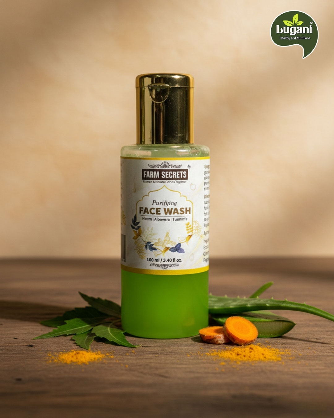 Face Wash Neem Aloe Vera Turmeric